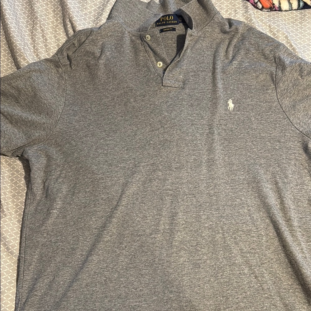 Polo by Ralph Lauren Gray Men's Shirt